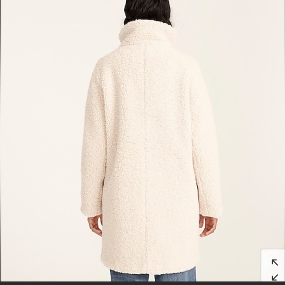 J. Crew Villa Coat in Teddy Sherpa - Picture 3 of 6